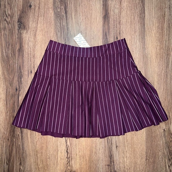Urban Outfitters Purple Striped Skirt - Picture 1 of 3